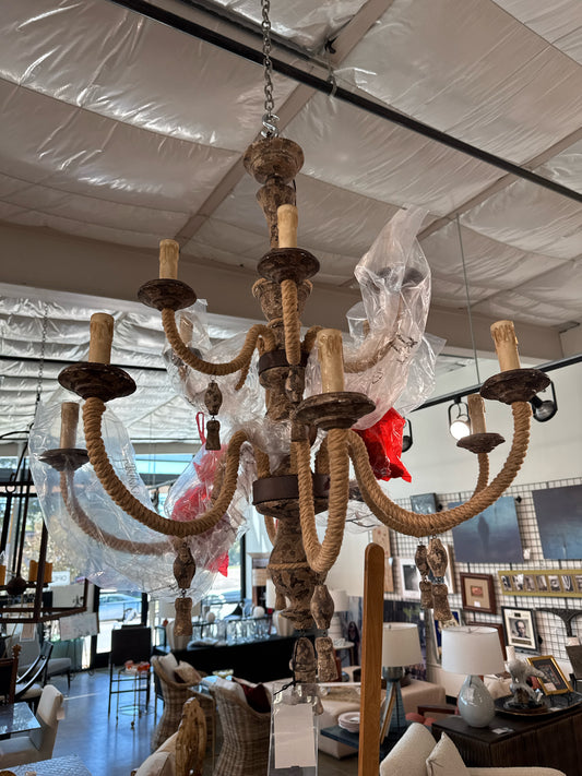 TerraCotta Designs Venus 12-Light Oversized 45" Chandelier (NEW in box)