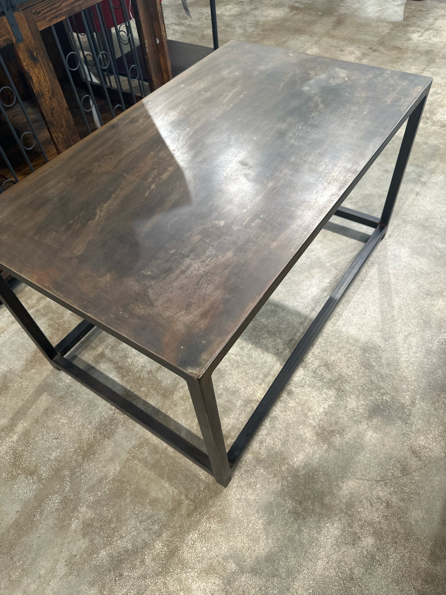 Restoration HW Contemporary Table - Bronze Metal
