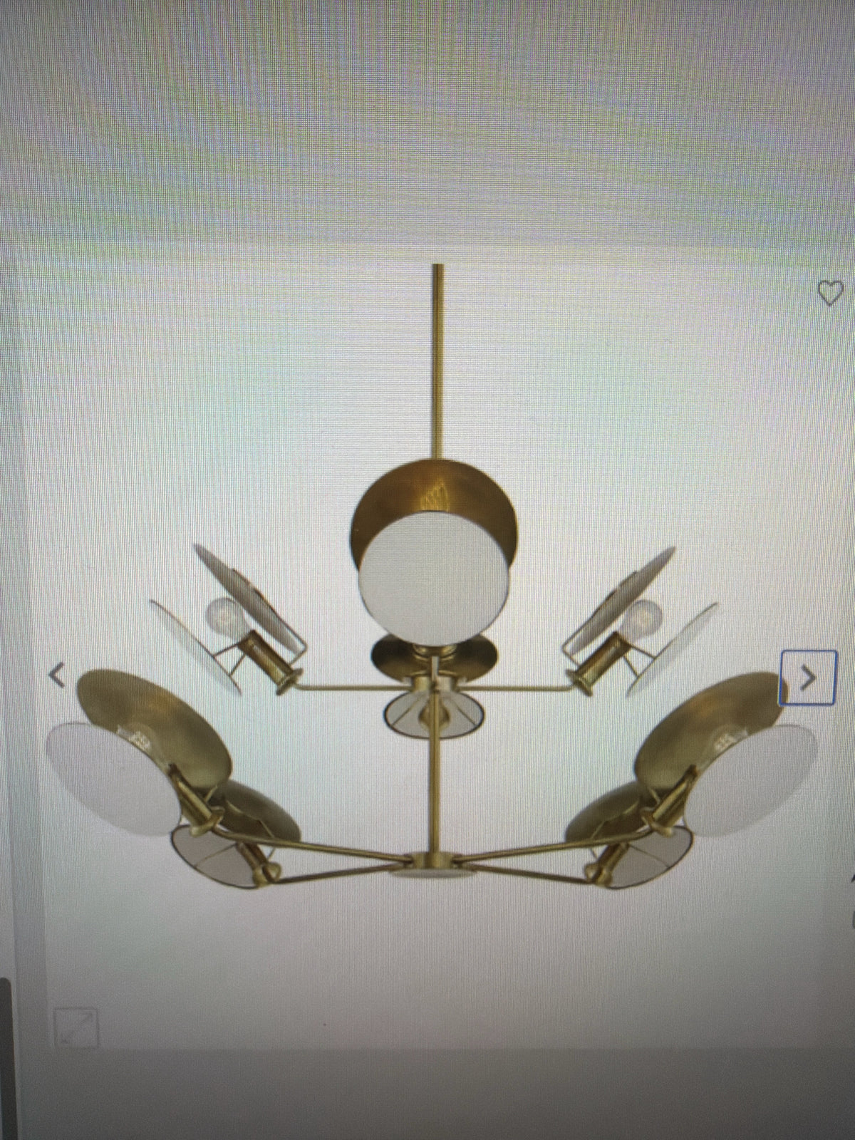 NIB Visual Comfort Thomas O'Brien Osiris 2 Tier Brass Chandelier