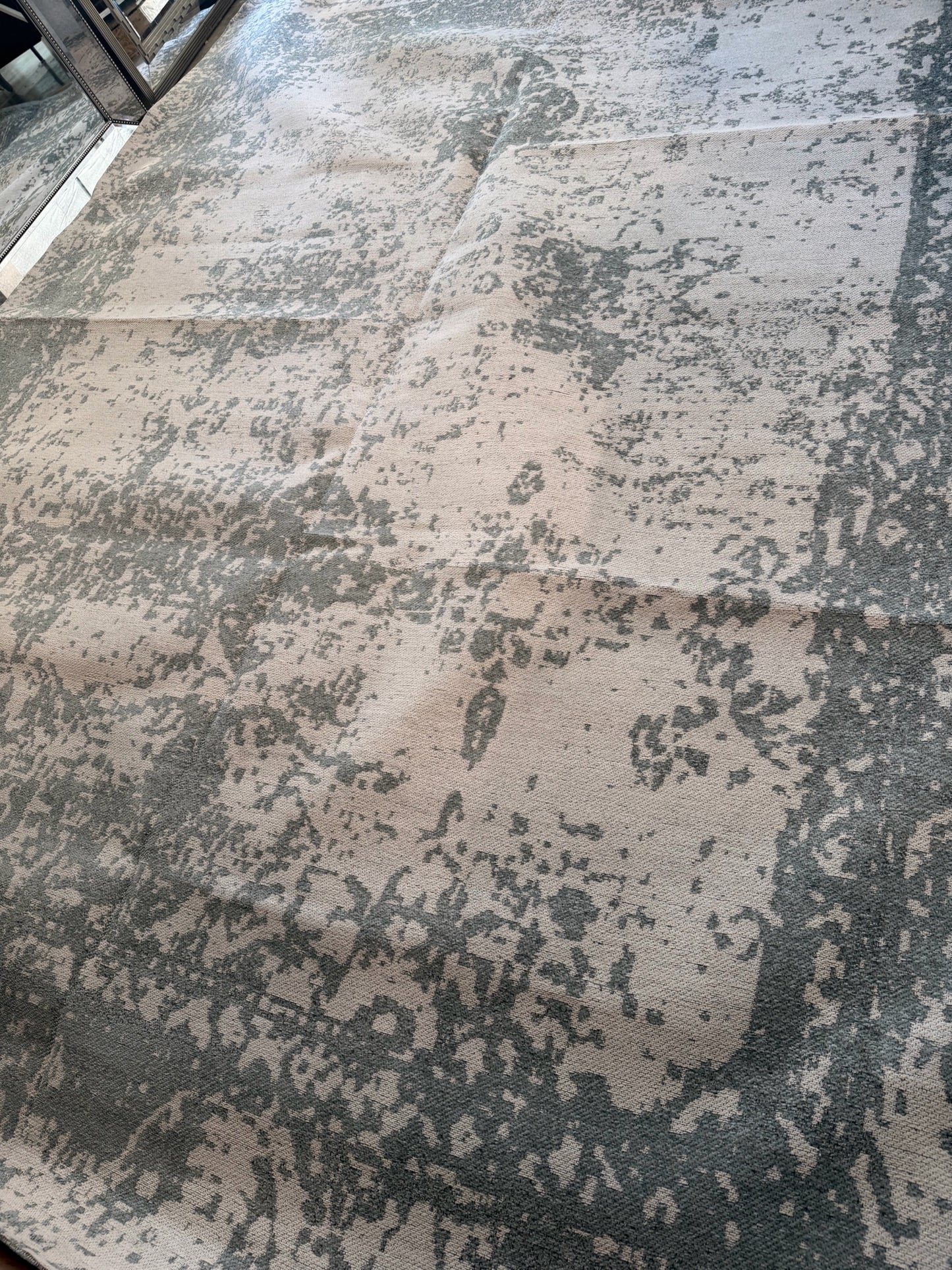 Pracheen Nipro1B Blue/Cream Machine Made Rug 8'6" X 11'6"