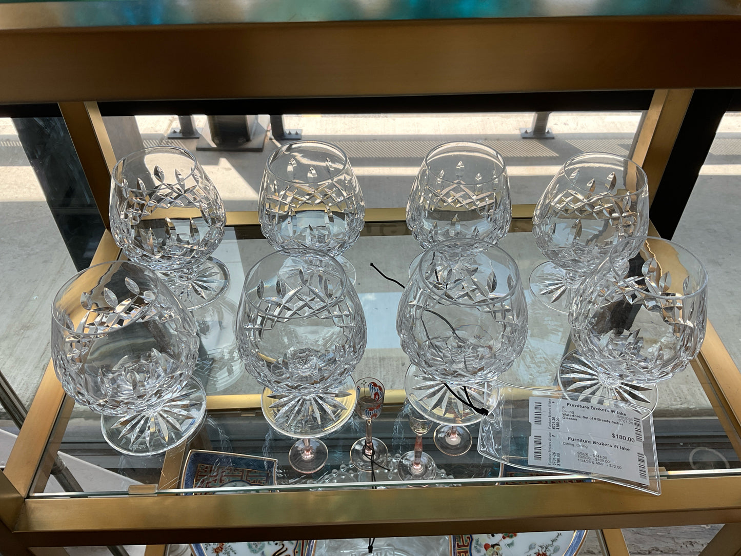 Waterford, Set of 6 Brandy Snifter Glasses