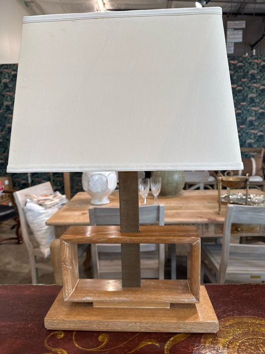 Nancy Corzine Desmond Table Tamp with Rectangular Shade