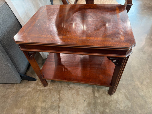 Lane Dark Wood Side Table
