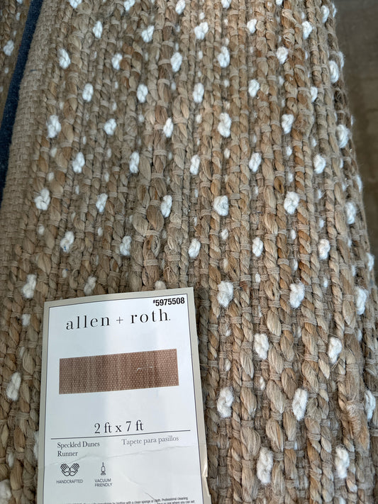 Allen & Roth 2' x 7' Jute Rug Runner