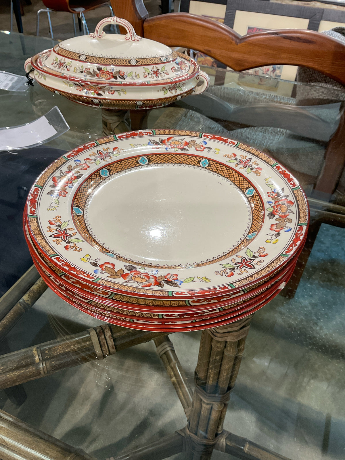 Powell, Bishop & Stonier "Burmah" - Set of 6 Plates