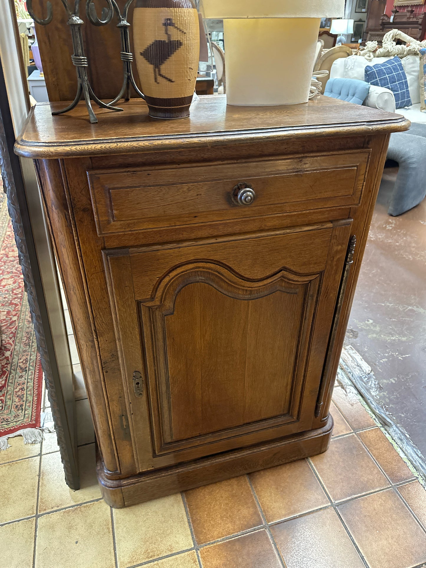 Antique French Cabinet  w/ 1 Drawer