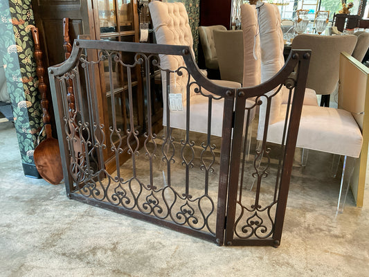 62"W Wrought Iron Fireplace Grate