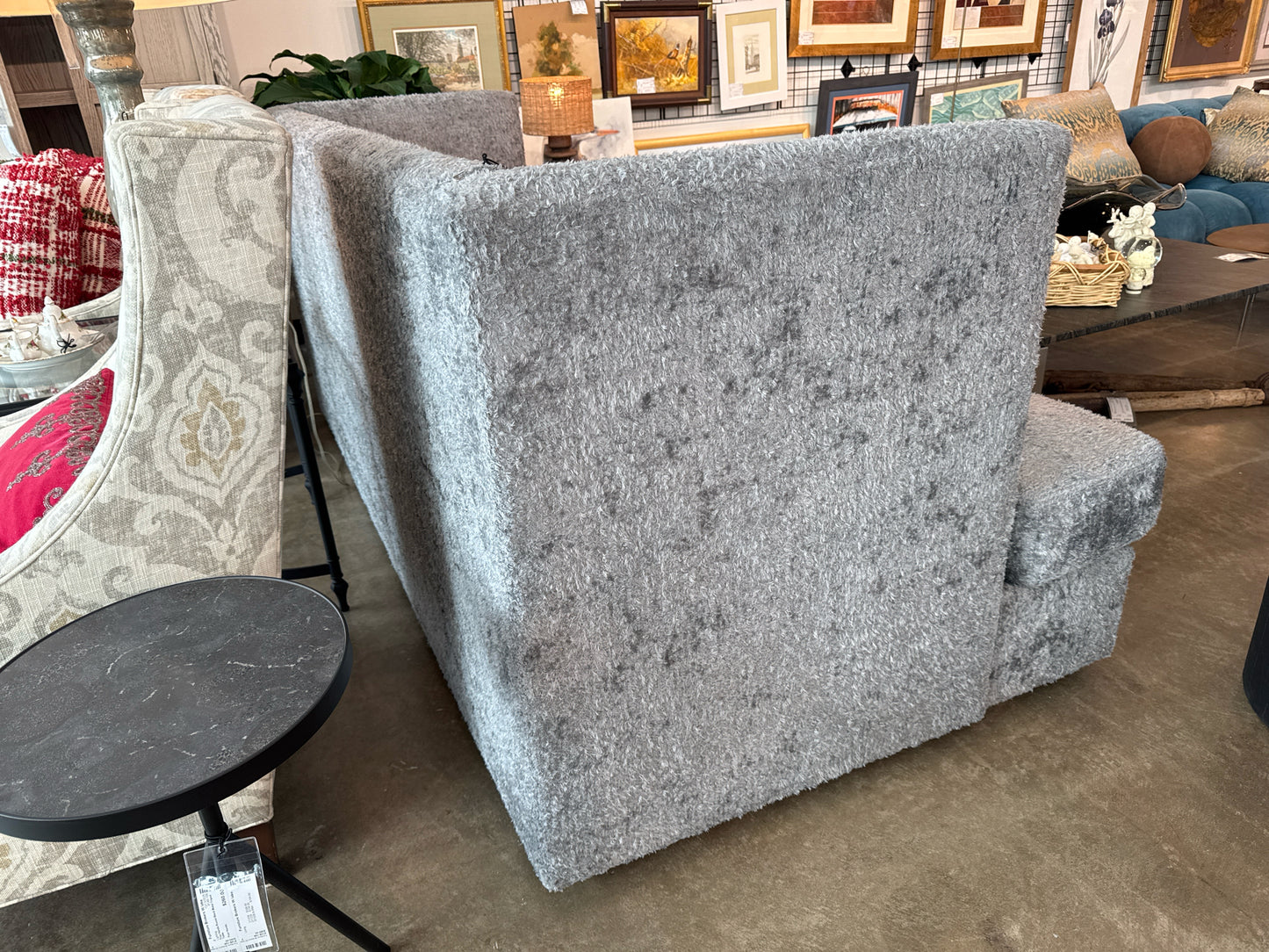 Milo Baughman Shelter Sofa by Thayer Coggin in Fabric 07-2229-20 87w x 43d x 39h