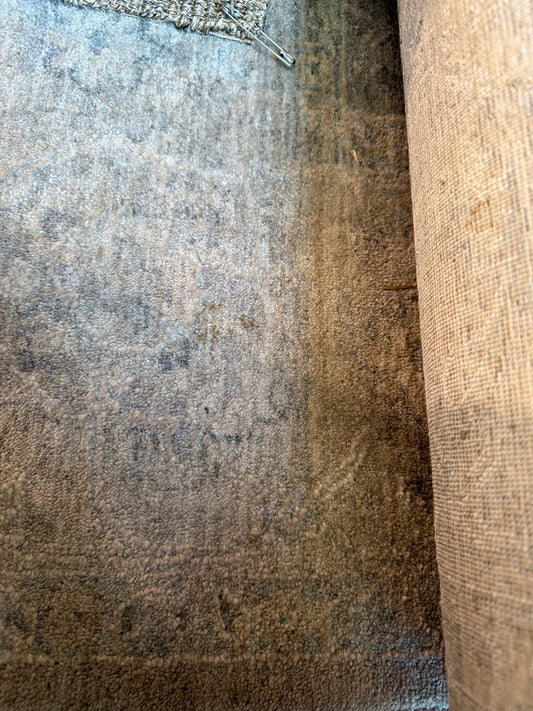 Machine Made Blue/Grey Rug 10 x 14