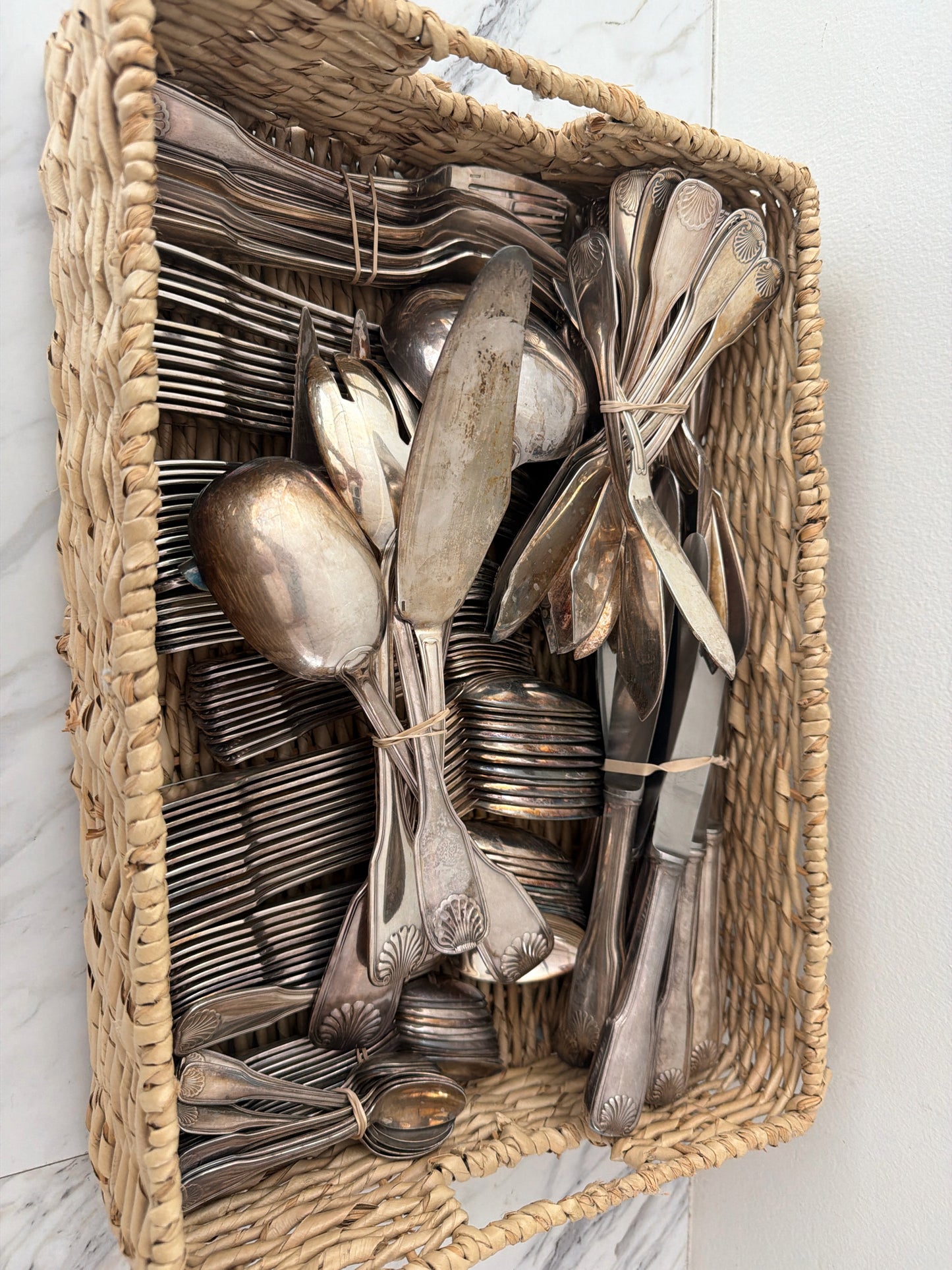SET of 136 Pieces Vintage Flatware Plathe LAPPAS