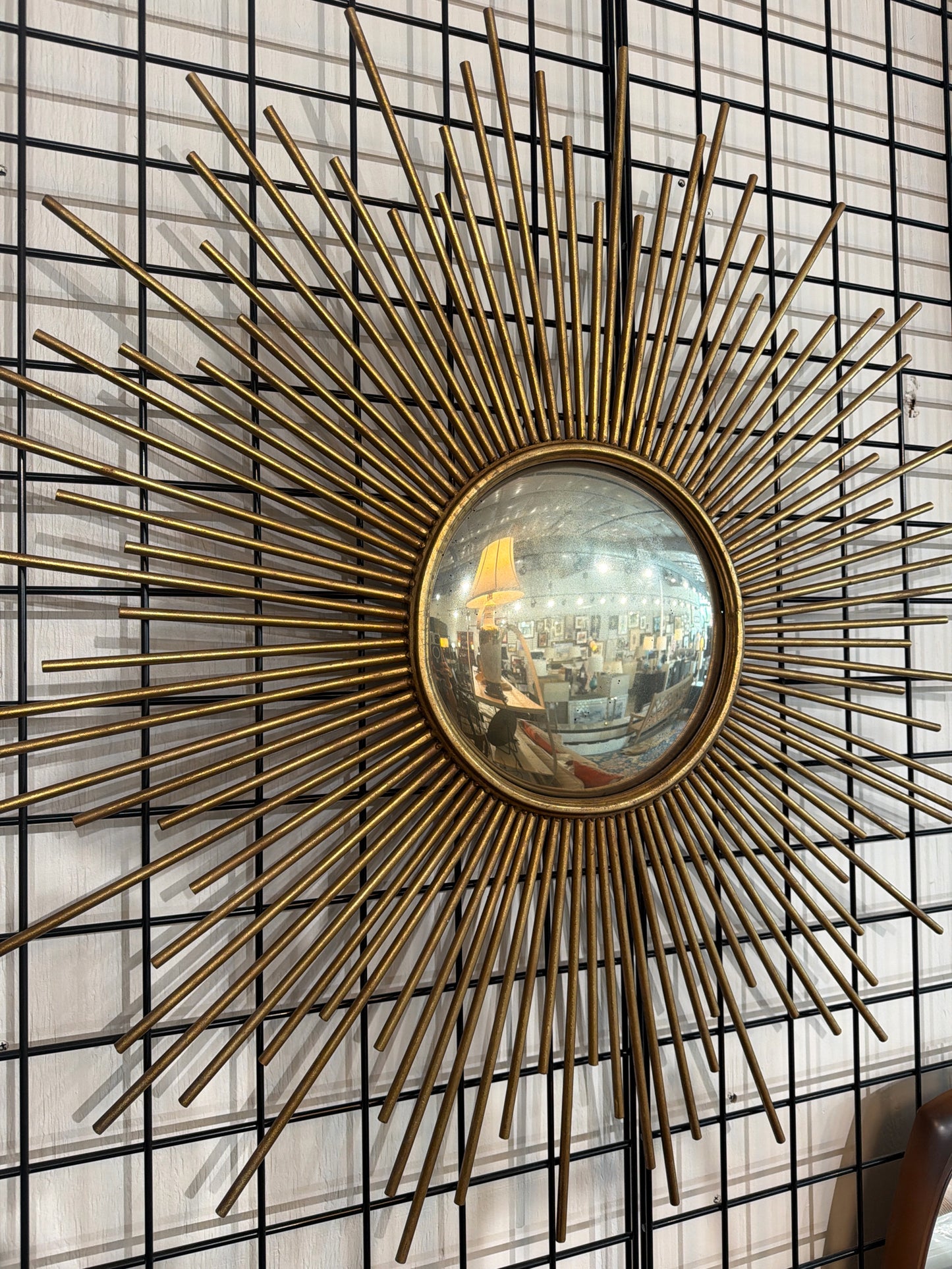 Gold Starburst Mirror from Two's Company 38.5"diameter