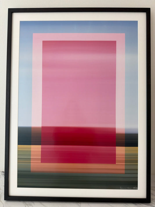 Sign. w/ Cert.Igor Vitomorirov Sunset in Black Frame 70 x 50