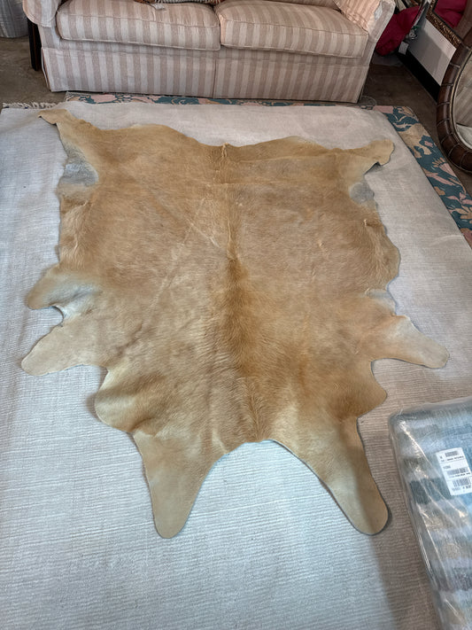 Light Color Rawhide Rug