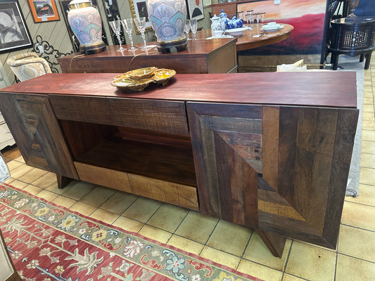 4 Hands Bina Rex Media Cabinet 4 Drawers Mixed Tones