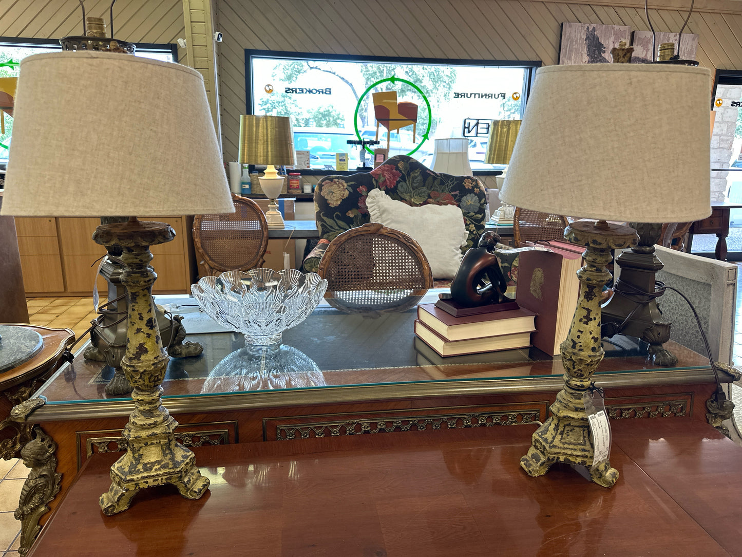 Aidan Gray PAIR French Style Lamps