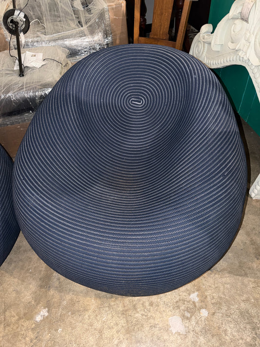 Paola Lenti Otto Blue Outdoor Armchair