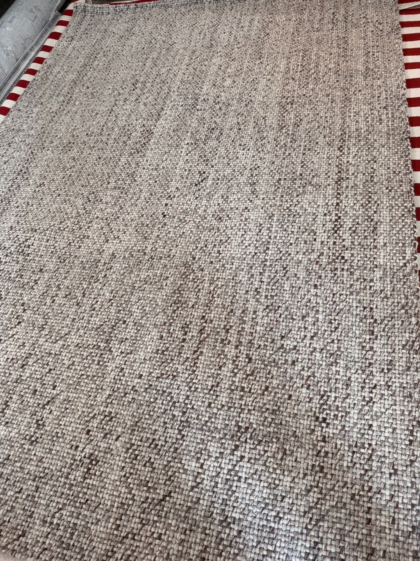 Interview Rug Handwoven Brown/Cream Neutral 6 x 9