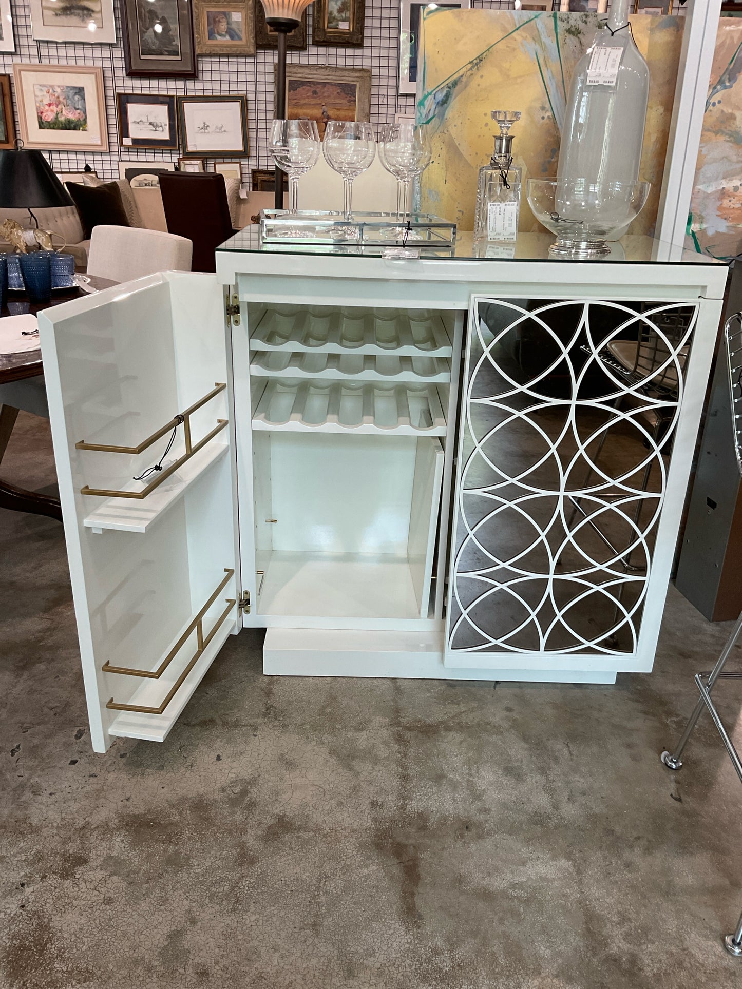 Mitchell Gold Bob Williams, Lawson Bar Cabinet 39W x 40H x 20D