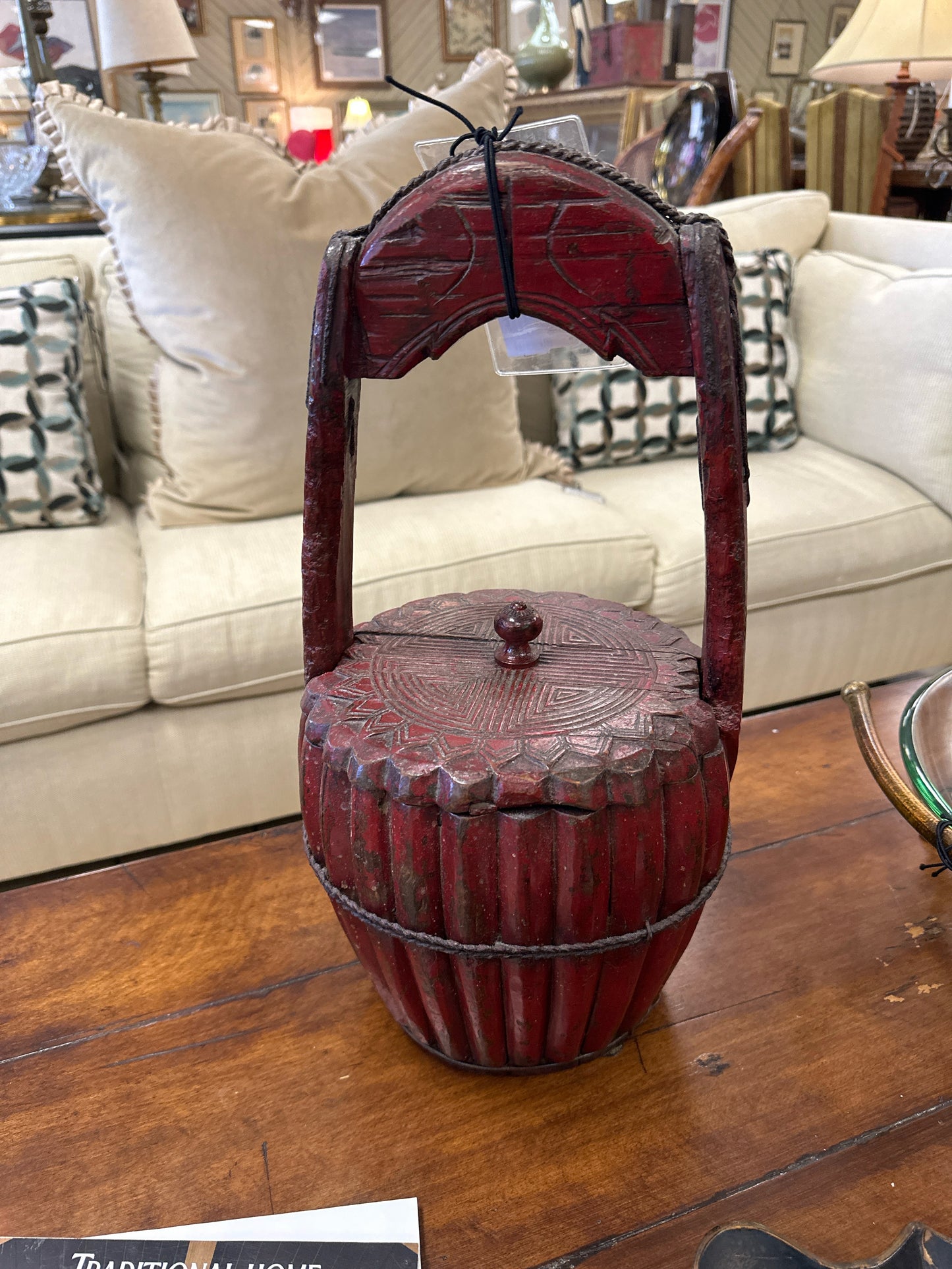 Antique Asian Lunch/Brides Basket