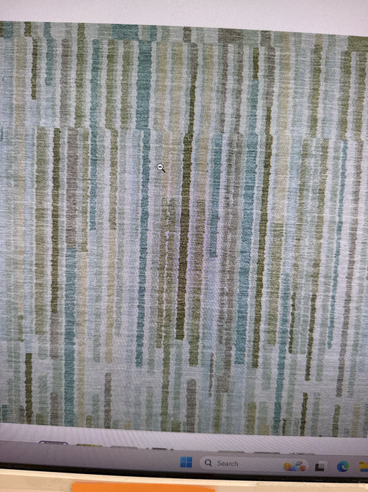 NEW Machine Washable Indoor/Outdoor Xhevrie Aloe Rug (10x14)
