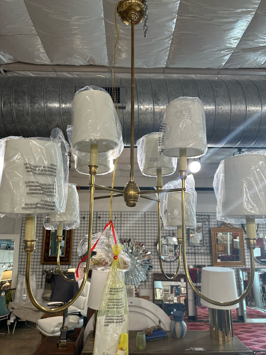 Visual Comforts Vendome Large Chandelier 35" W x 43" H (New Orginally $1,600)