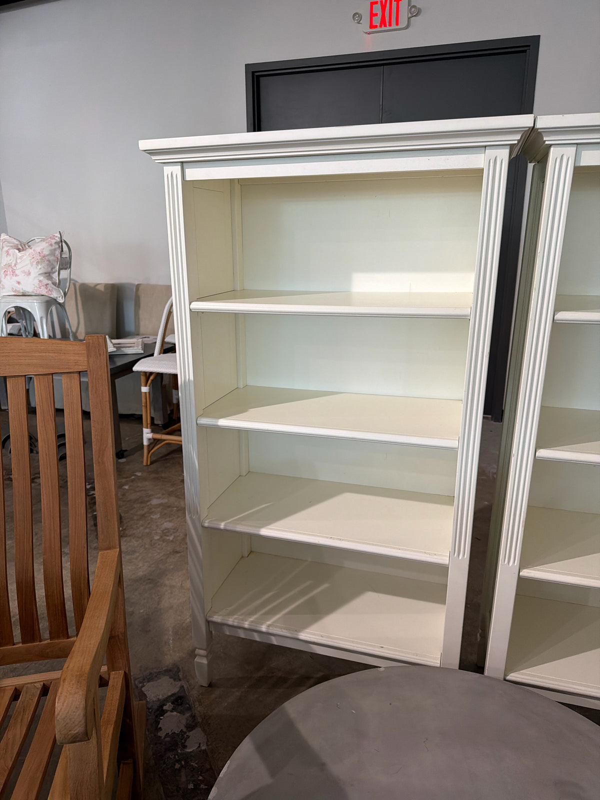 Pottery Barn White Bookcase
