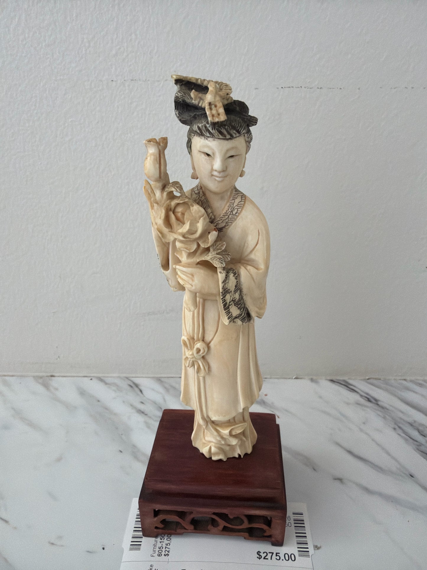 Vintage Ivory Empress Figurine