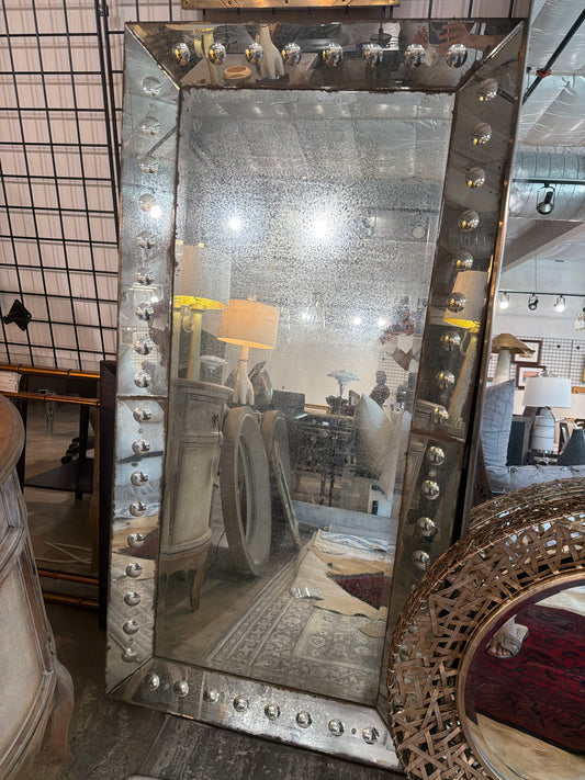 RH Framed Mercury Beveled Floor Length Mirror (31.5 x 63)