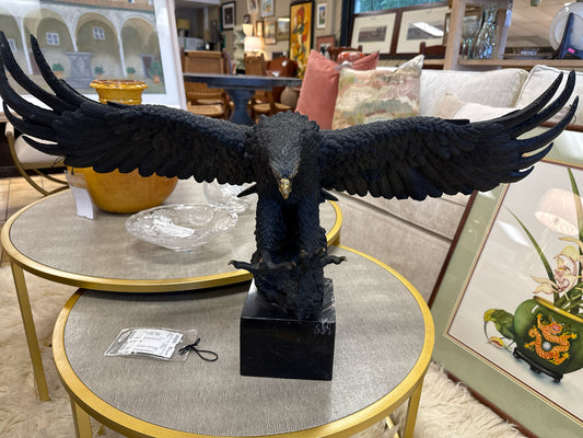 Bronze Eagle on Marble Base