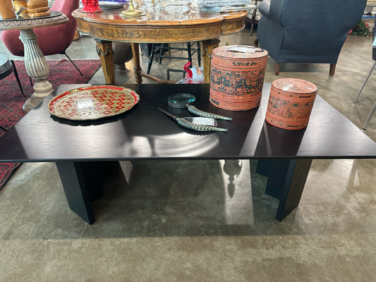 Zafal Black Rectangle Coffee Table