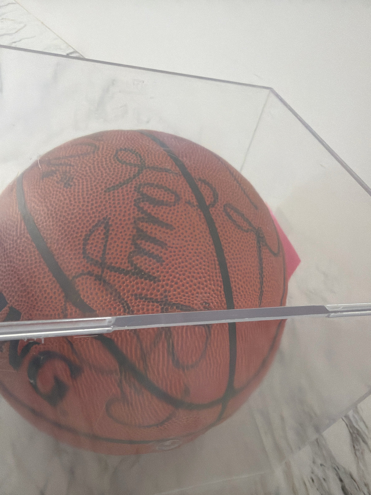 Signed "Trinity" Basketball-Michael Jordan,Larry Byrd,Magic Johnson