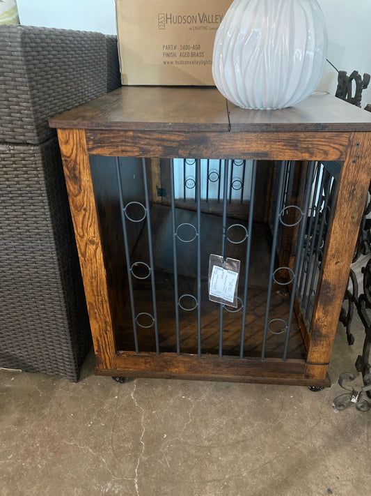 Wood/ Metal Pet Bed/Container