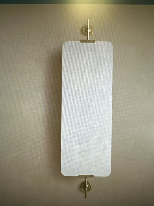 Arhaus Swivel Antique Gold Rectangle 42" Mirror