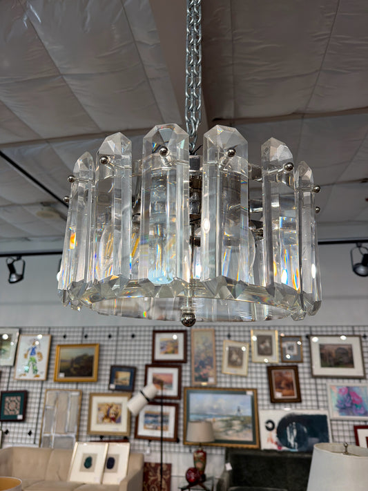 RH Bonnington Small Glass/Polished Nickel Flush Mount