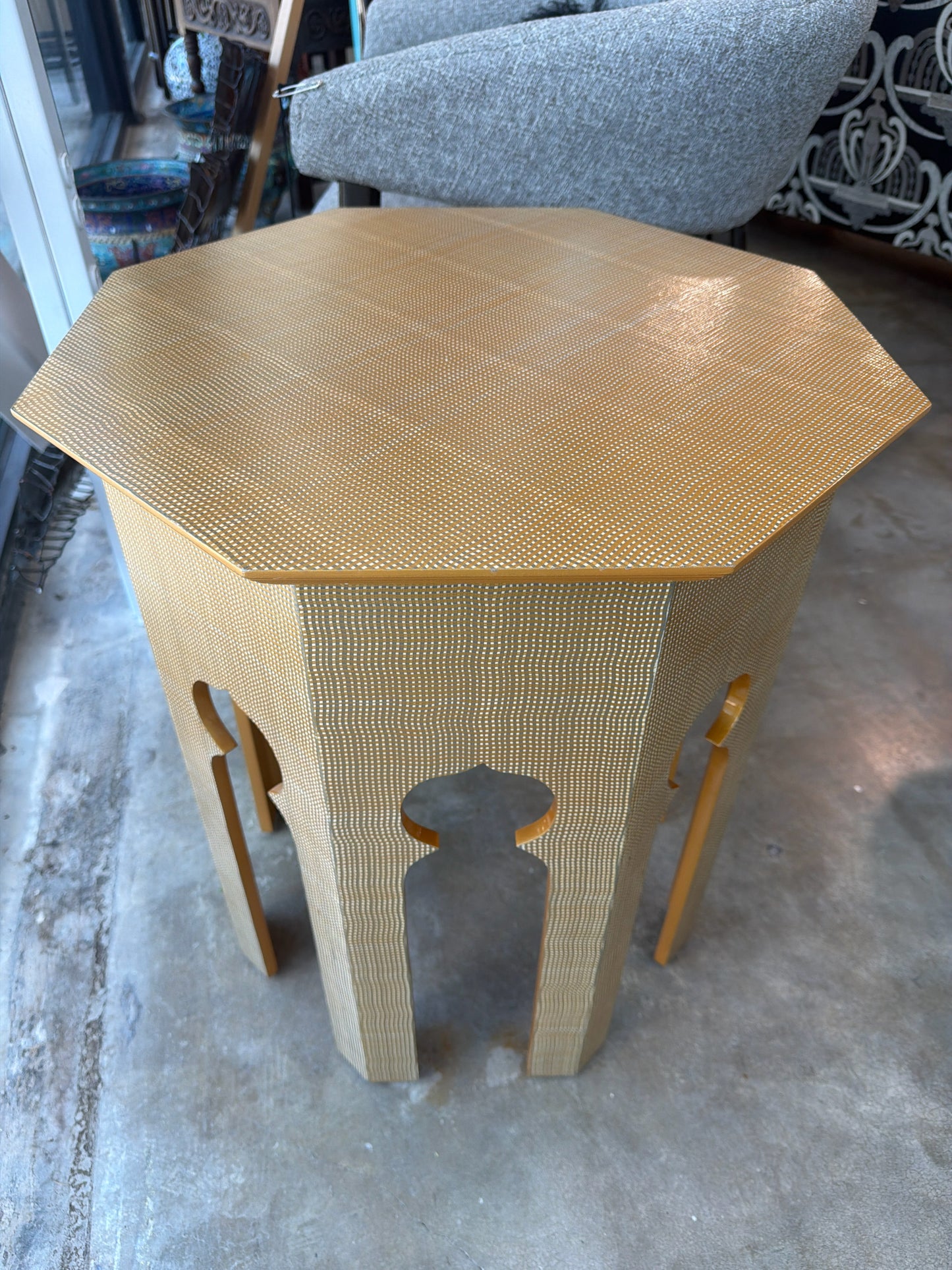 Dransfield & Ross Moroccan Octagon Lacquered Side Table