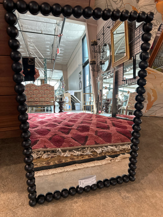 Uttermost Black Metal Ball Mirror