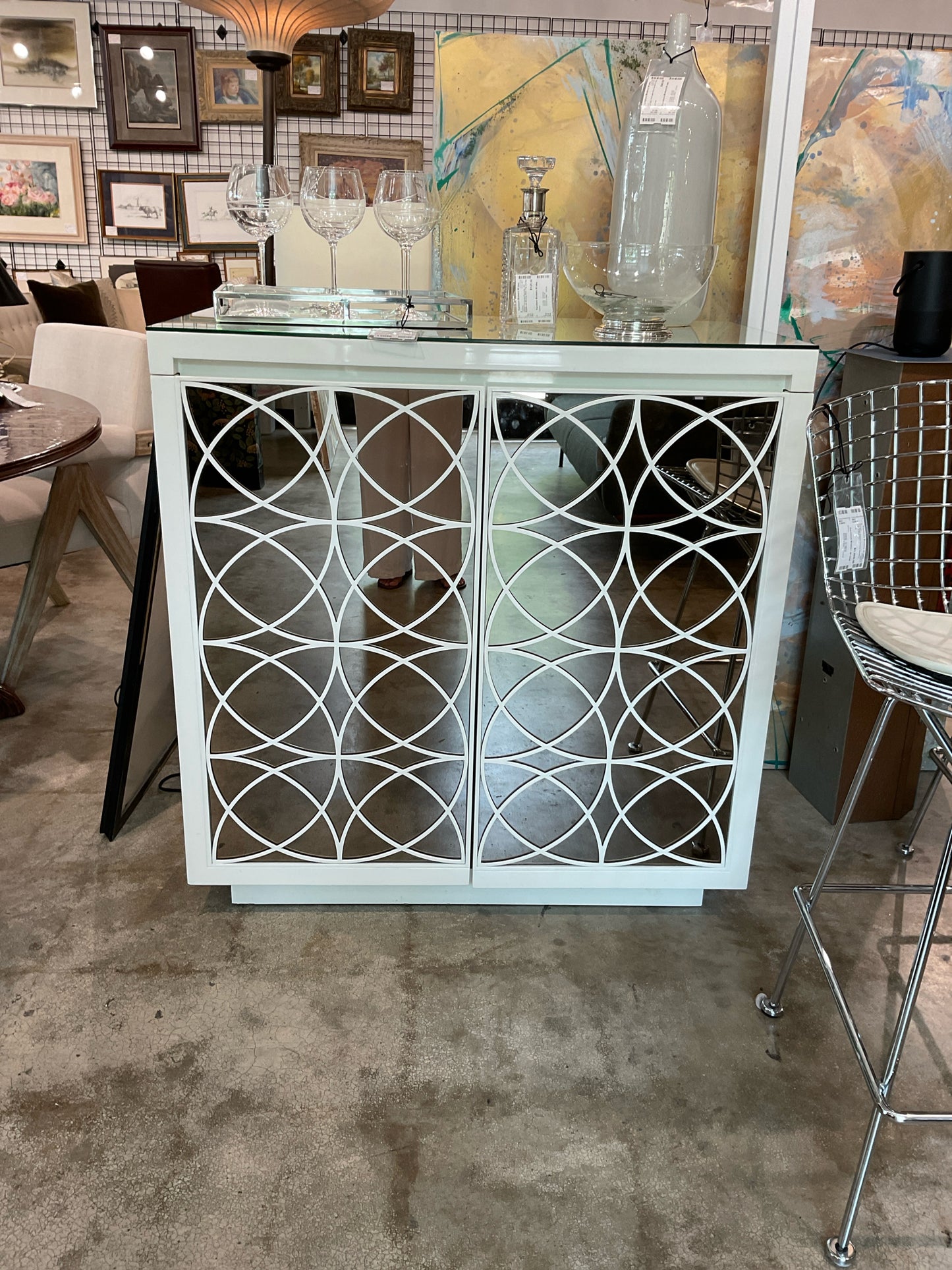 Mitchell Gold Bob Williams, Lawson Bar Cabinet 39W x 40H x 20D