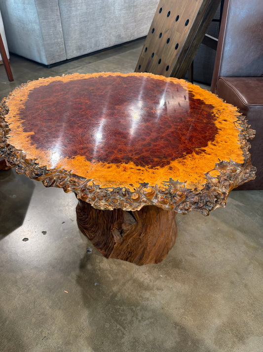 Yachidamo-Japanese Ash Coffee/Side Table from Hokkado Japan