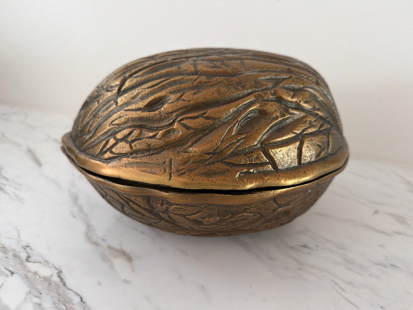 Arteriors Brass Walnut Box