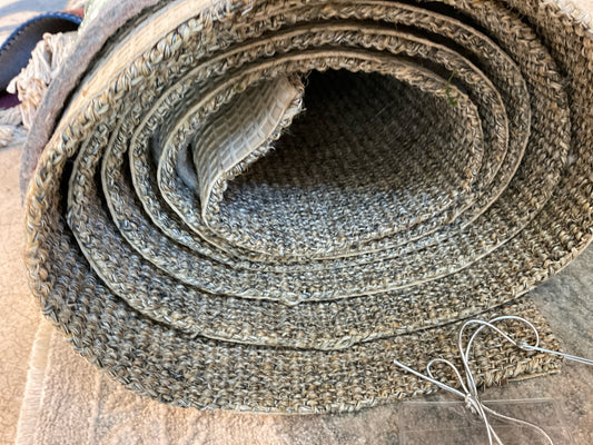 Crate & Barrel, 8 x 10 Sisal Rug - Grey/Taupe