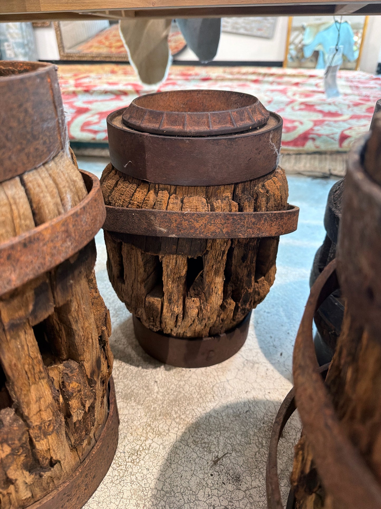 Antique Wagon Wheel Hub