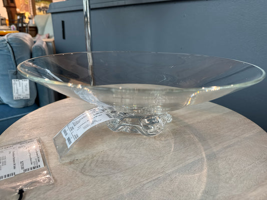 Steuben Hand Blown Crystal 15" Centerpiece Bowl