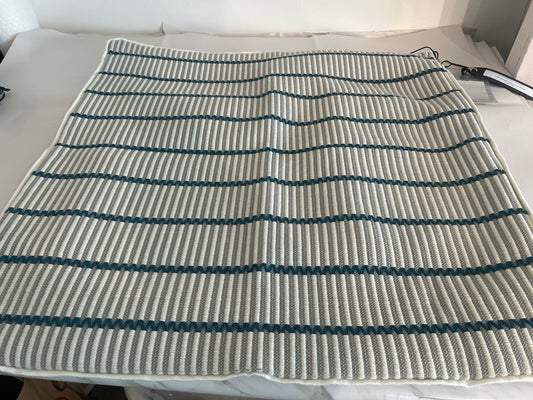 1 New Blue/Gray Custom European Sham