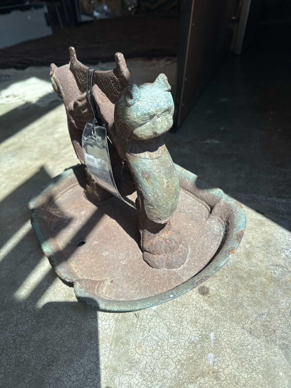 Vintage Cast Iron Double Griffin Boot Scraper