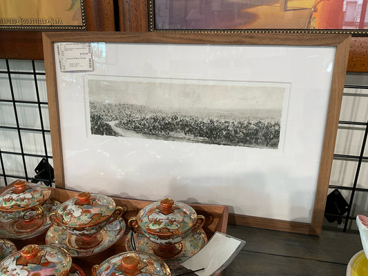 Aileen Fitzgerald, Landscape Study in Walnut Frame