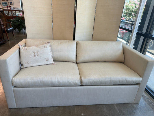 Dessin Fournir "Duffley" Silk/Down Tuxedo Style Sofa Bed 78w X 38d X 28h