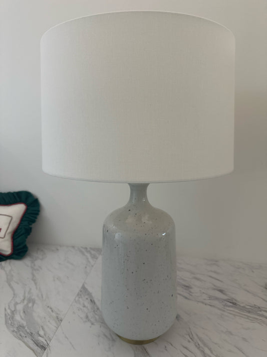 Regina Andrews White Lamp w/ Gold Base