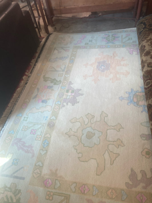 9x12 Loom & Co. New Emery Rug (Paid $3900)Tan/Taupe/Pink/Blue Pastel