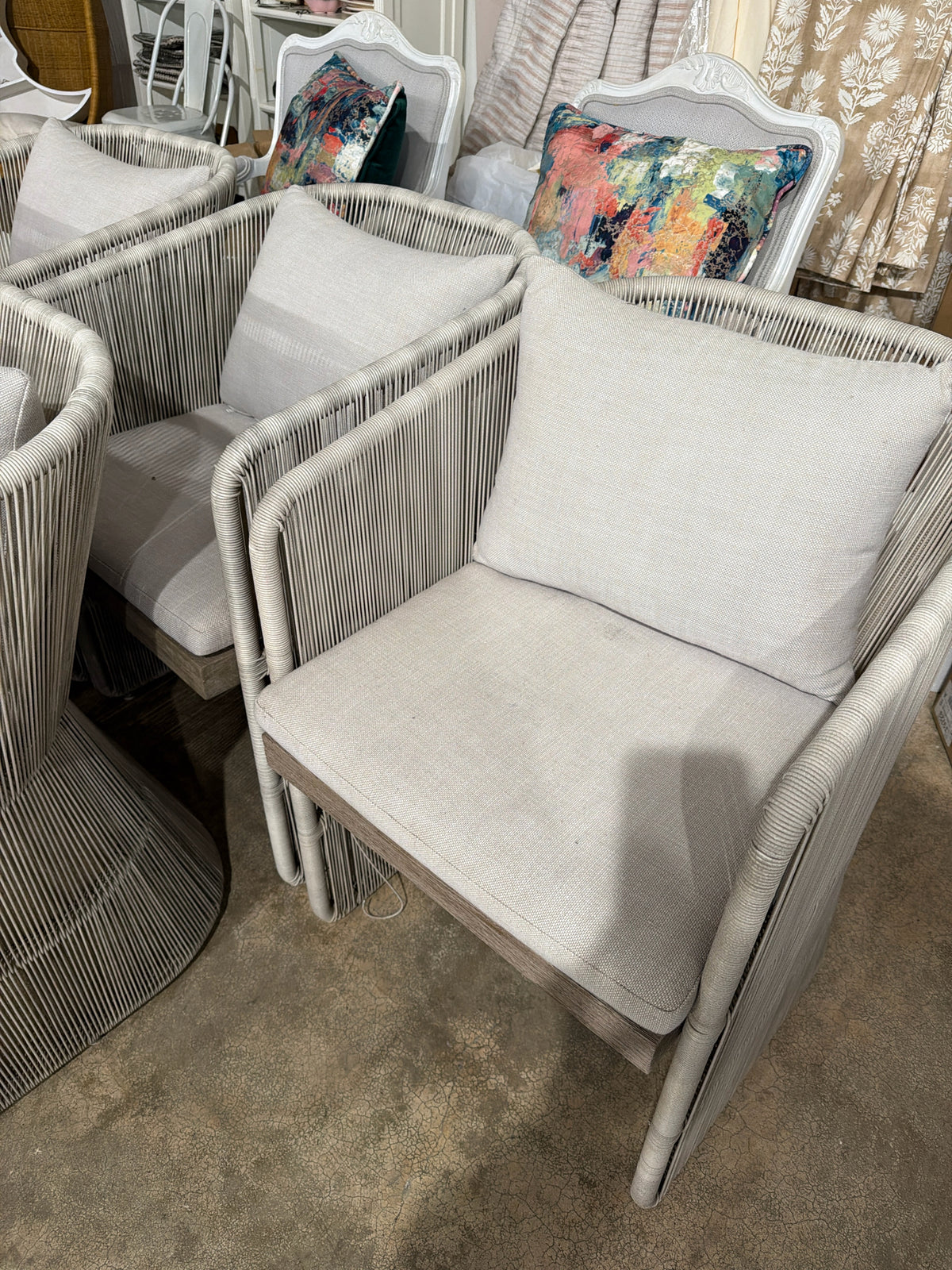 PAIR RH "Havana" Outdoor Chairs