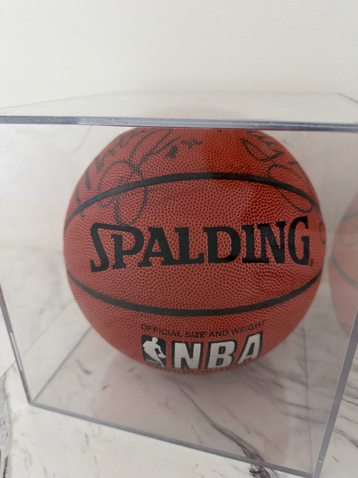 Signed "Trinity" Basketball-Michael Jordan,Larry Byrd,Magic Johnson